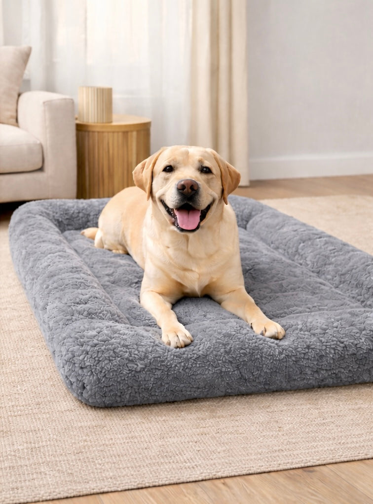 Hondenkussen gevoerd