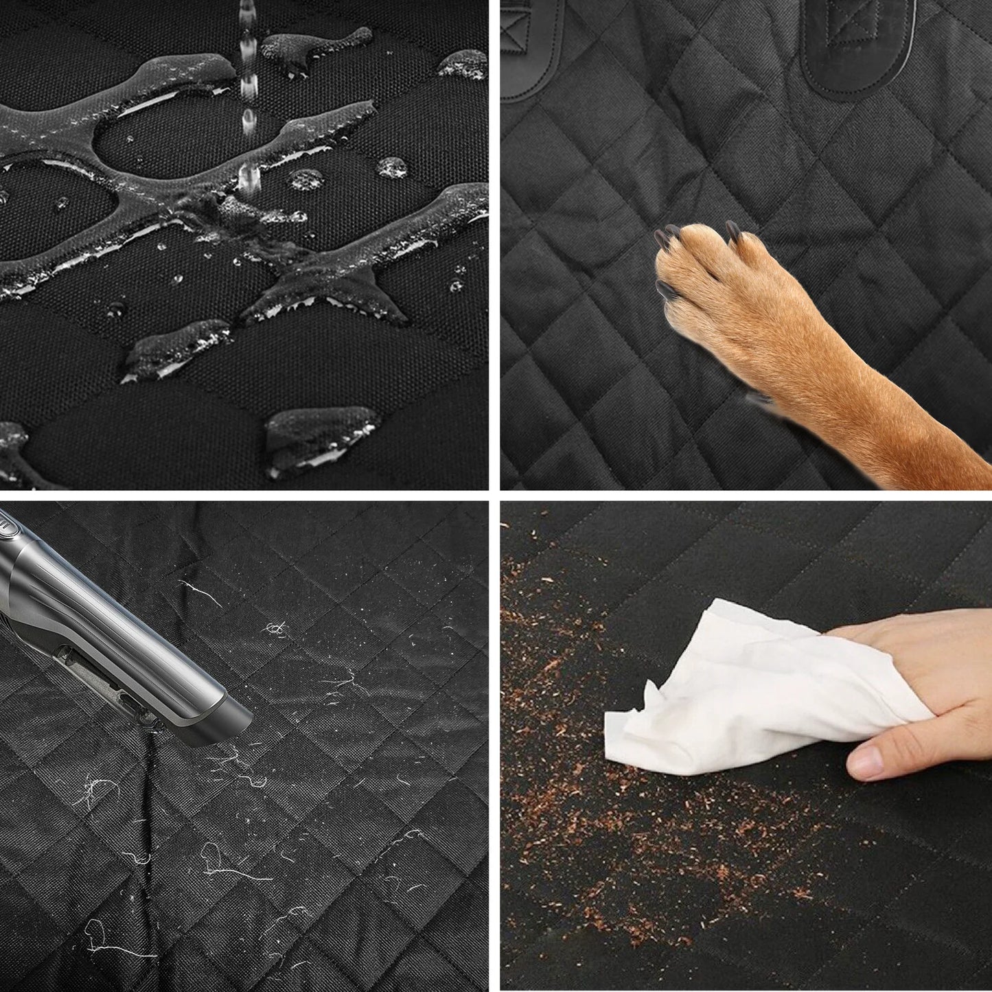 Car Pet Seat Pad Waterproof Dirt Resistant Suitable Multiple Models Cars Rear Seats Cushion Dog Car Seat Cover for Back Seat